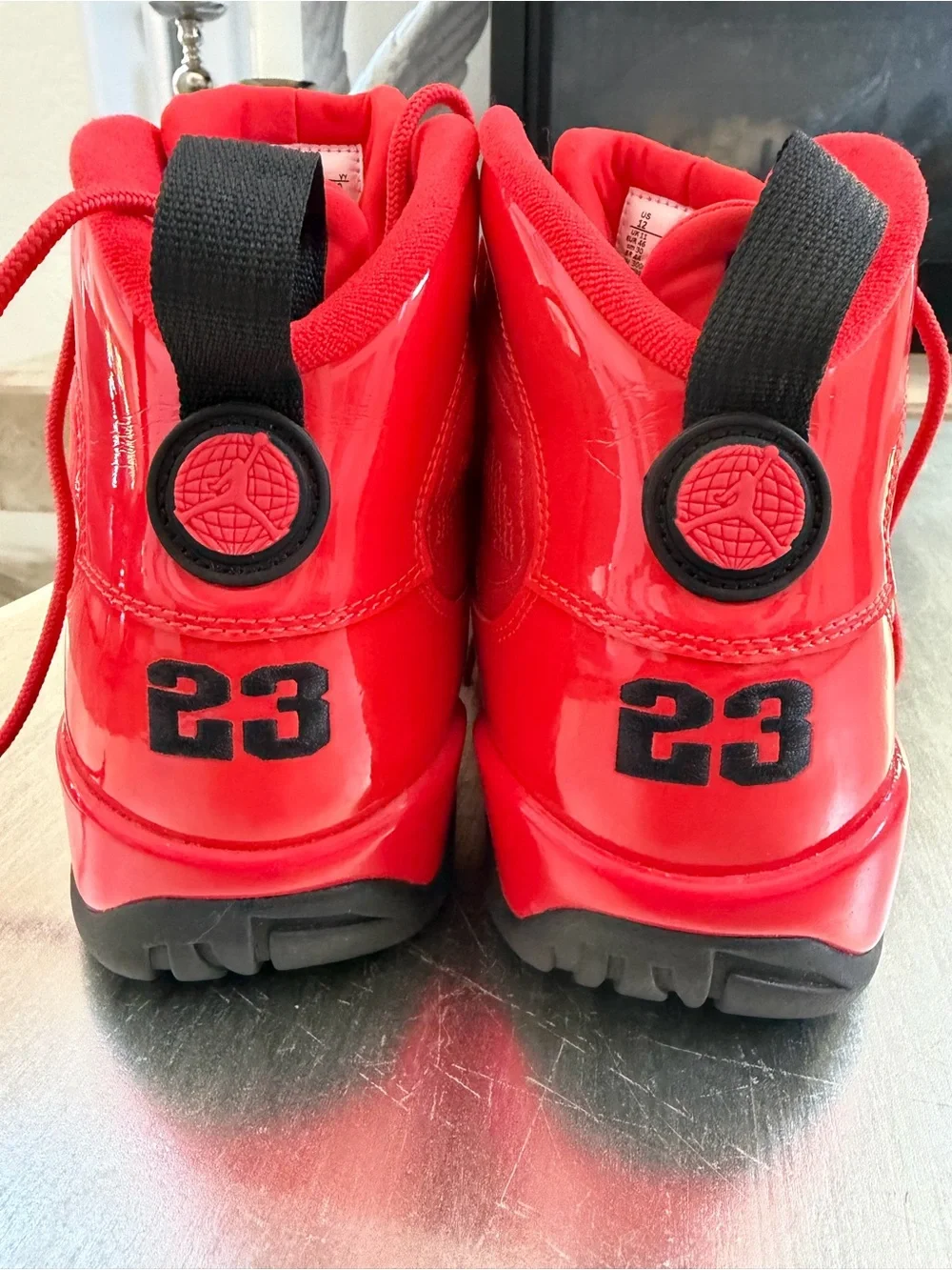 Jordan Retro Chili Red High-Top Sneakers - Size 12